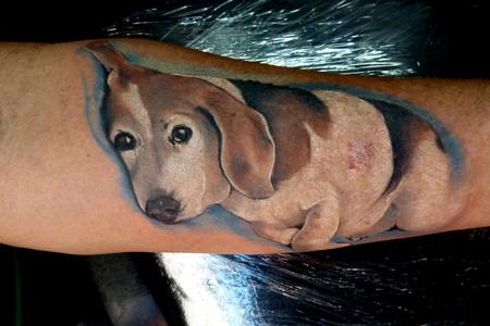 Tattoos - Dog Portrait Tattoo - 63581